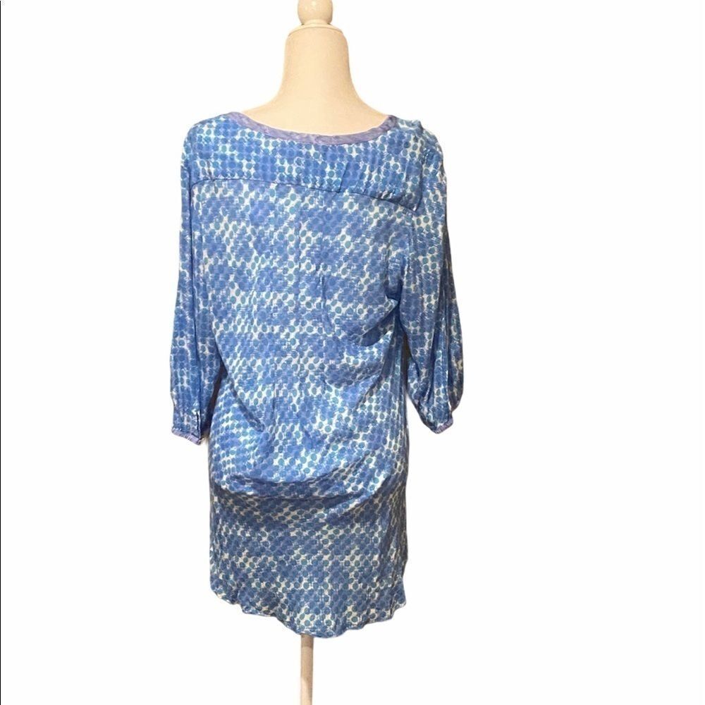Lyng Tunic Top Rayon Size Large Button Front - Picture 8 of 14
